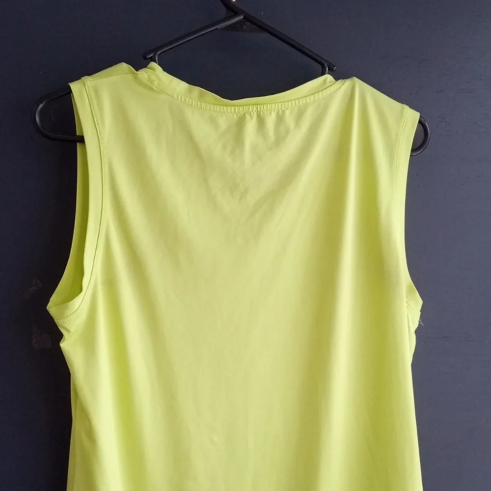 GUC tank top safety green mesh bottom size large - Picture 5 of 6